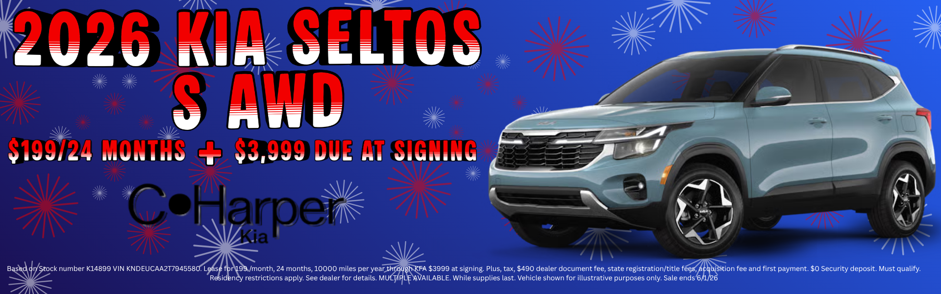 2026 Kia Seltos S AWS