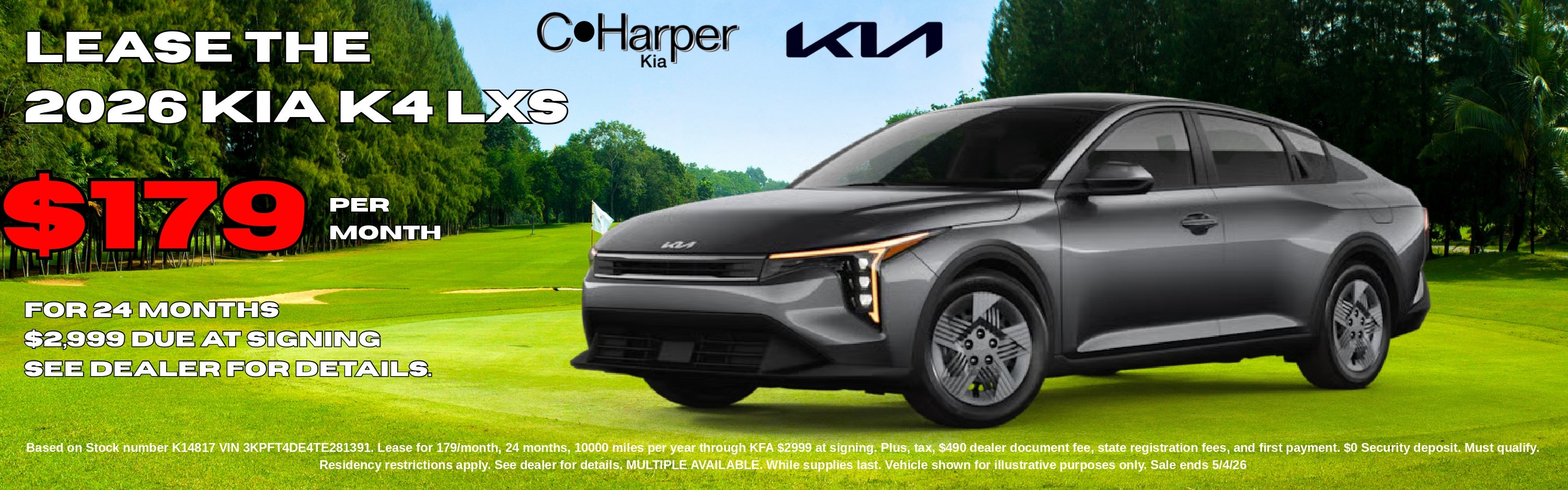 2026 KIA K4 LXS