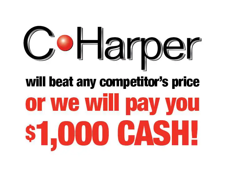 C. Harper Kia will beat any competitor's price on the same vehicle or pay you $1,000.