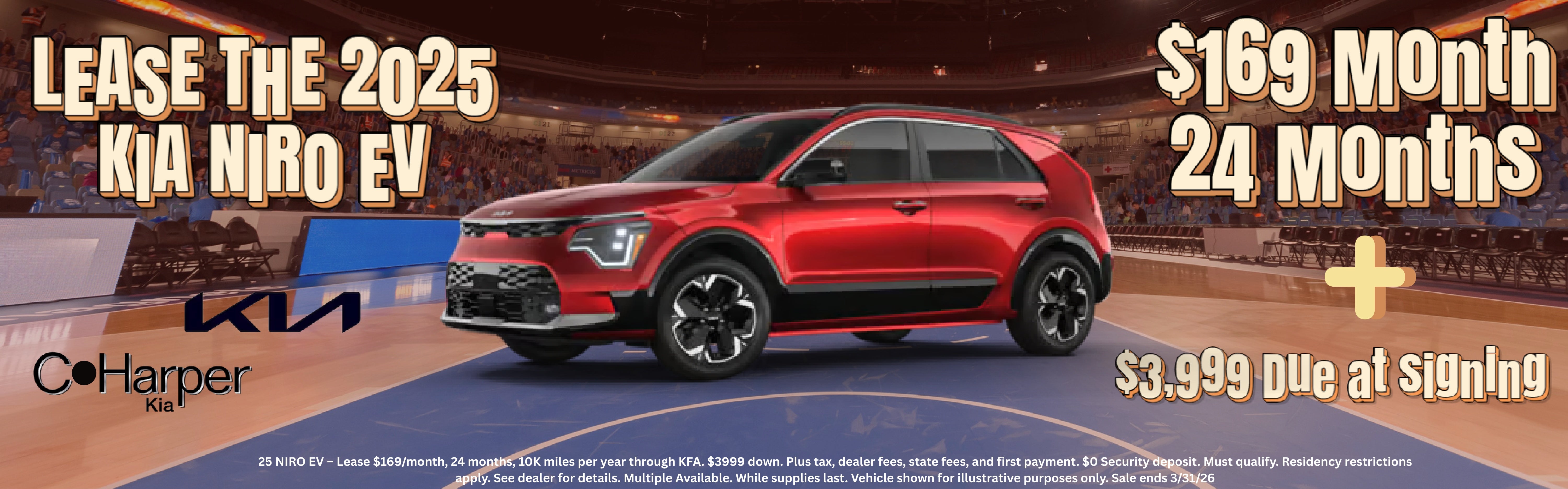 2025 KIA NIRO EV $169/M for 24 Months